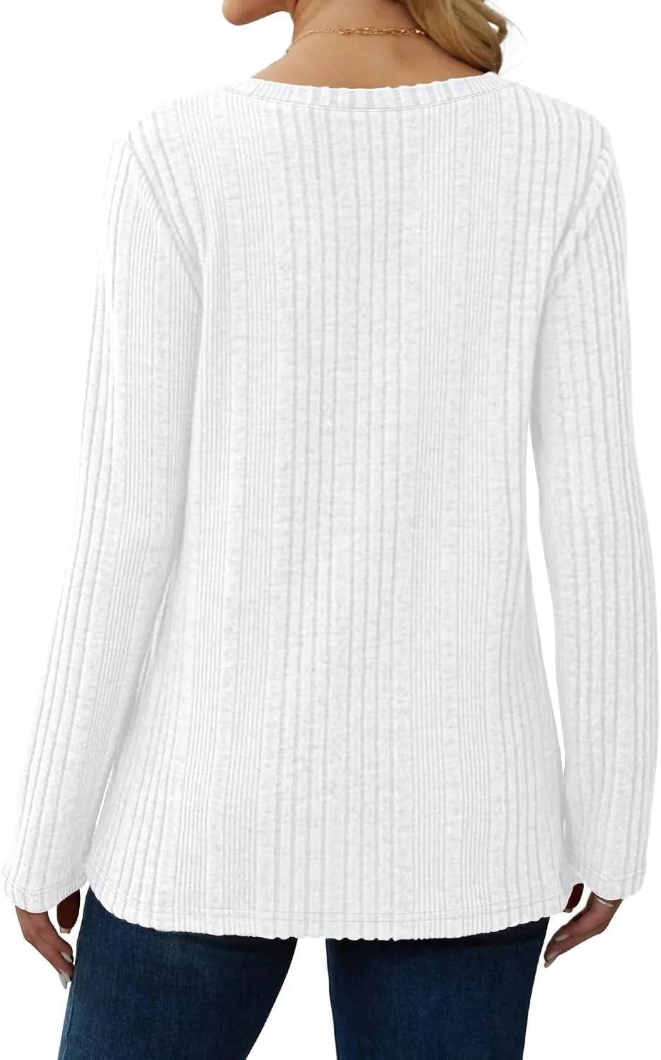 V-Neck Lightweight Pullover — view 4