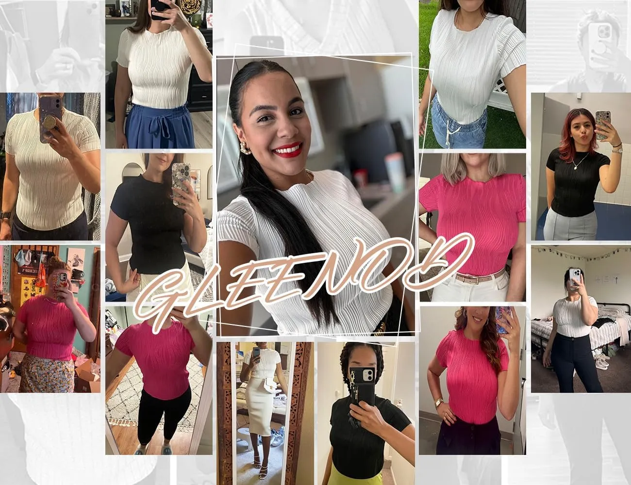 Y2K Crew Neck Tee — Yellow — view 5