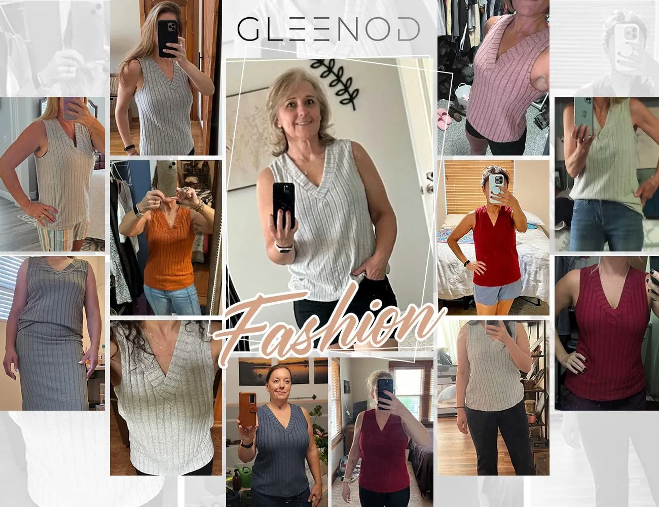 V-Neck Basic Tank — view 5