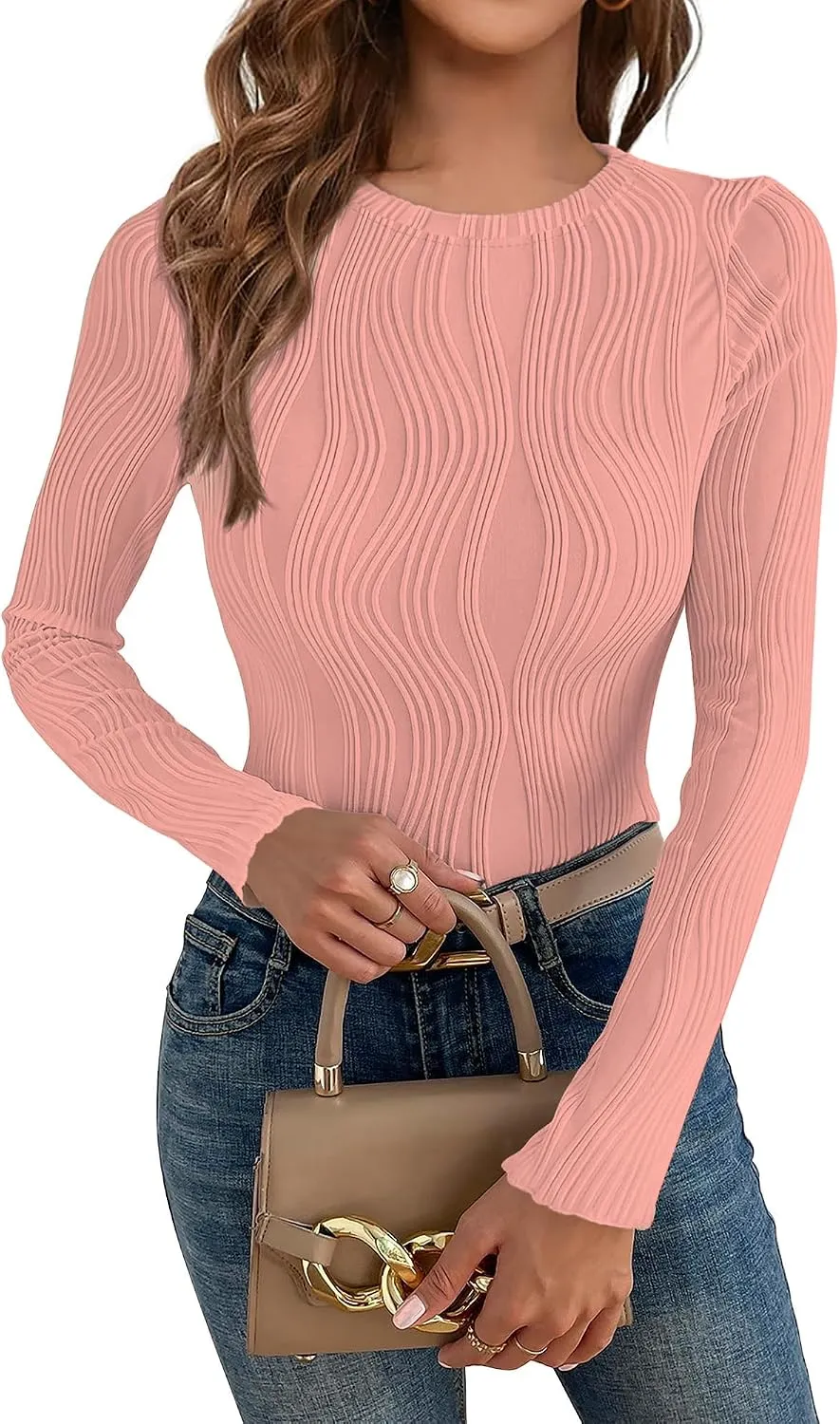 Y2K Long Sleeve Tee — Pink