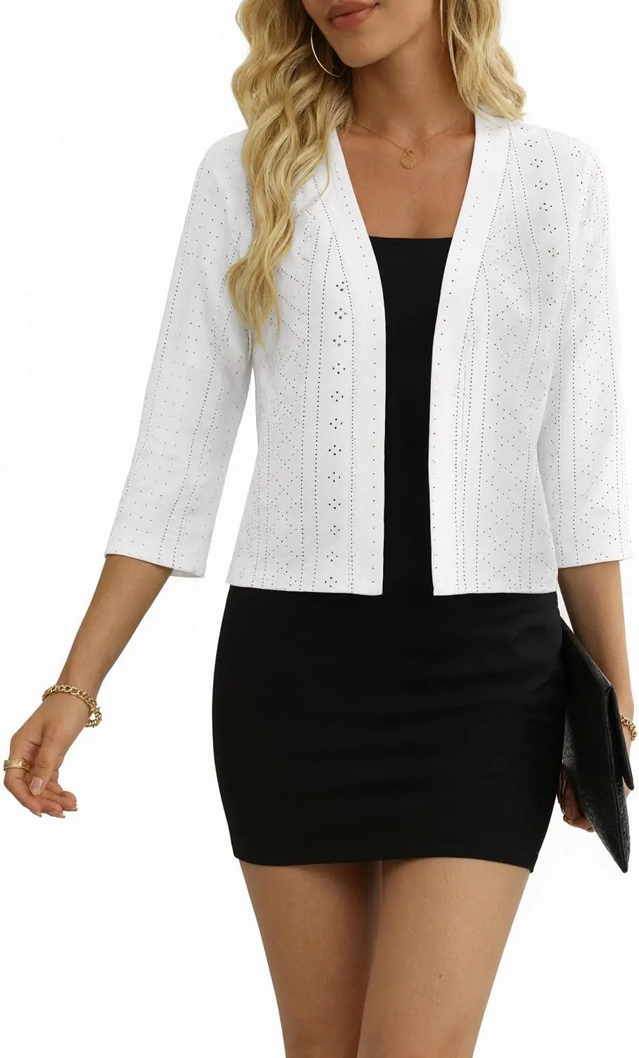 Lightweight Open-Front Cardigan — view 2